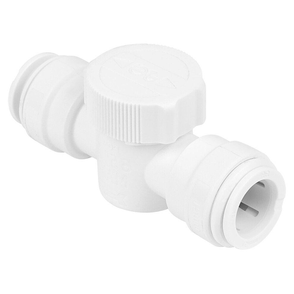 Emergency Shut Off Tap 15mm Speed Push Fit Appliance 1/4 Turn Water Isolation Stop Valve