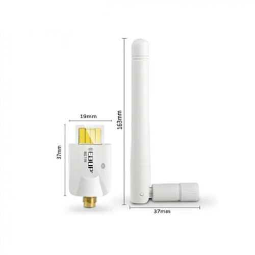 Mini High Power 802.11N 150M Wireless USB Adapter Card(White) 2