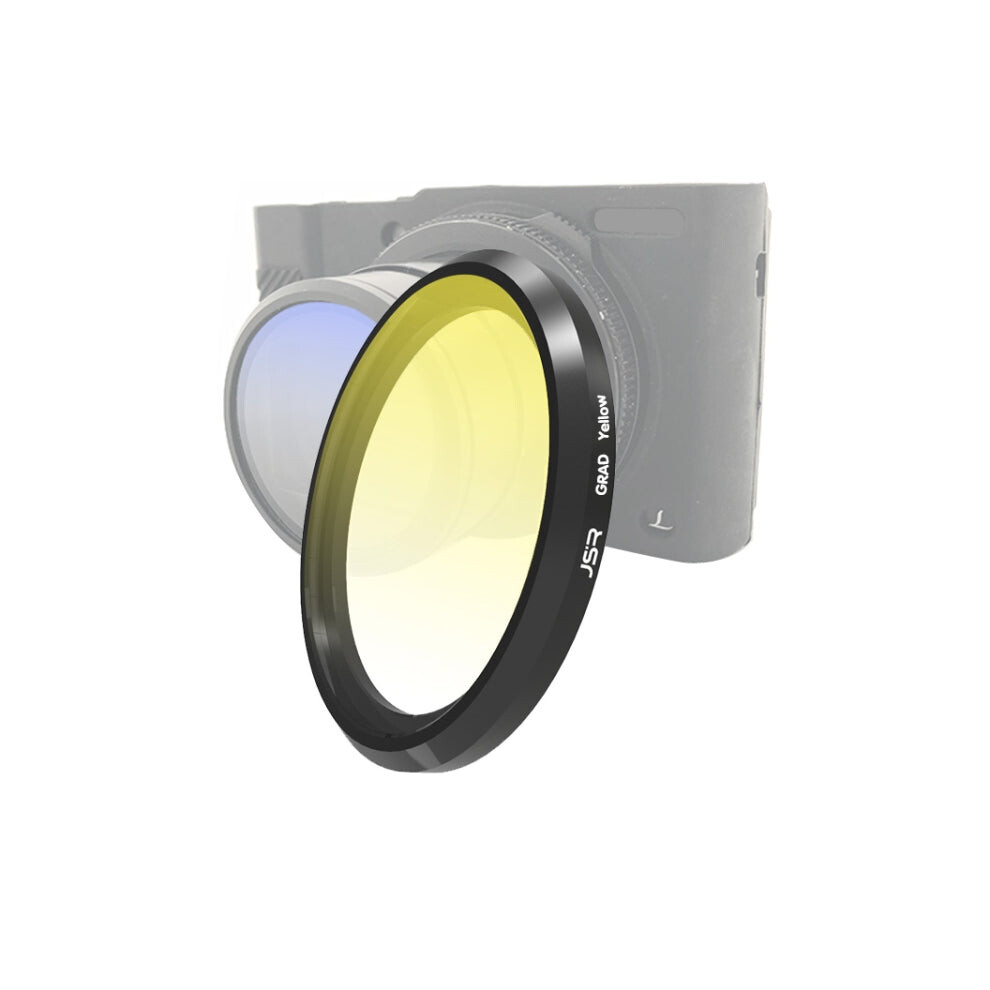 Photos - Lens Filter JSR Gradient Colored  for Panasonic LUMIX LX10(Gradient Yellow)