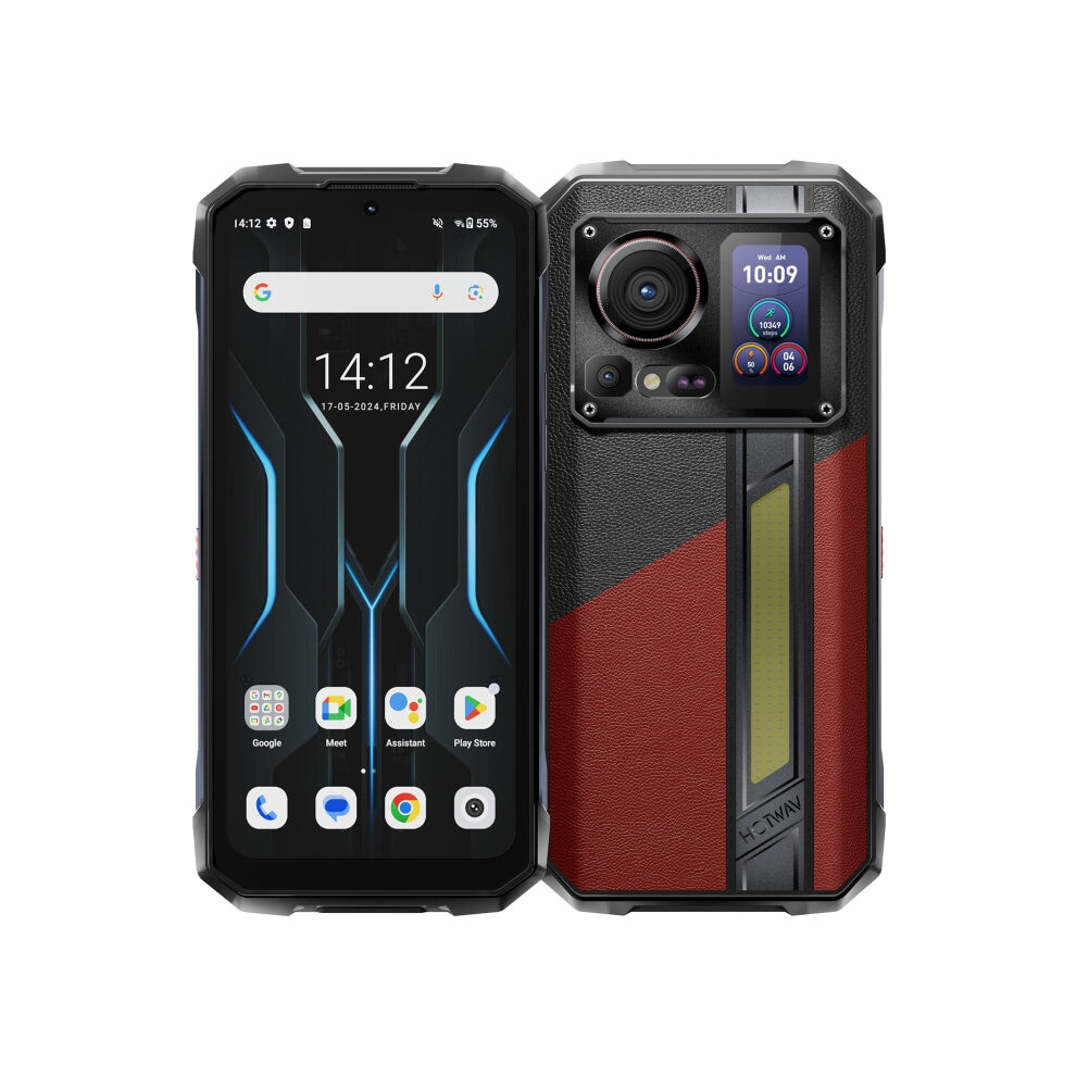 Hotwav Hyper 7 Pro Rugged Phone, 16Gb+256Gb, 10800Mah, 6.6 Inch Android 14 Mediatek Dimensity 7050 5G, Network: 5G, Otg, Nfc (Red) Red 740441822082