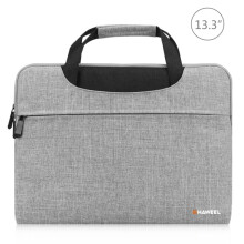 HAWEEL 13.3 inch Laptop Handbag, For Macbook, Samsung, Lenovo, Sony, DELL Alienware, CHUWI, ASUS, HP, 13.3 inch and Below Laptops(Grey)