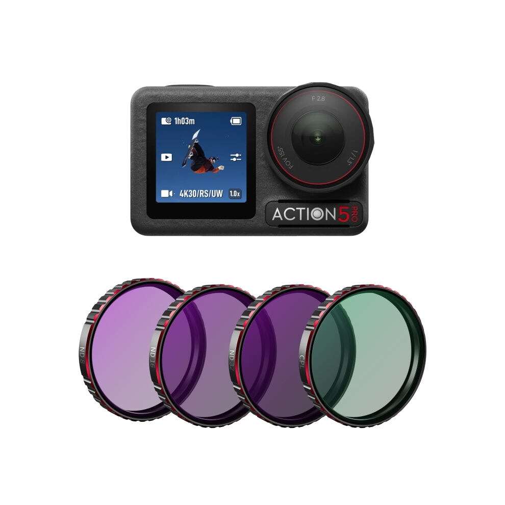 For Dji Osmo Action 5 Pro Startrc 4 In 1 Cpl Nd8 Nd16 Nd32 Camera Lens Filter 740441822143