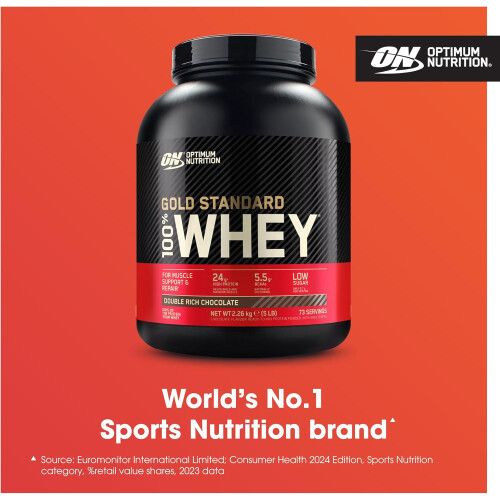Optimum Nutrition Optimum Nutrition Gold Standard 100% Whey πρωτεΐνη σε σκόνη για μυϊκή δόμηση και αποκατάσταση 1