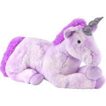 60cm Plush Lying Down Unicorn (Colours Vary)
