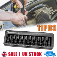 11pc IMPACT HEX BIT Sockets Set 3/8" Drive Impact H2 To H10 Allen Key
