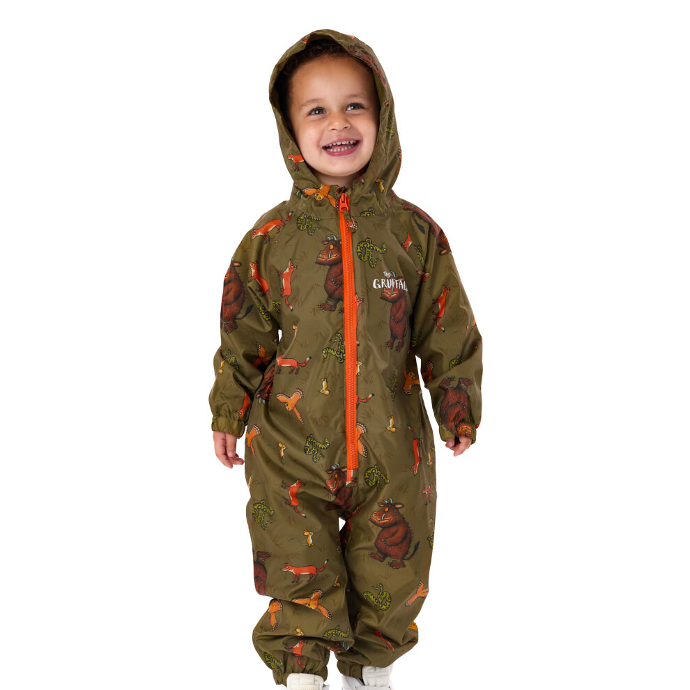 (12-18 Months) Gruffalo & Friends Long Sleeve Rain Coat (Unisex Kids Multicoloured)