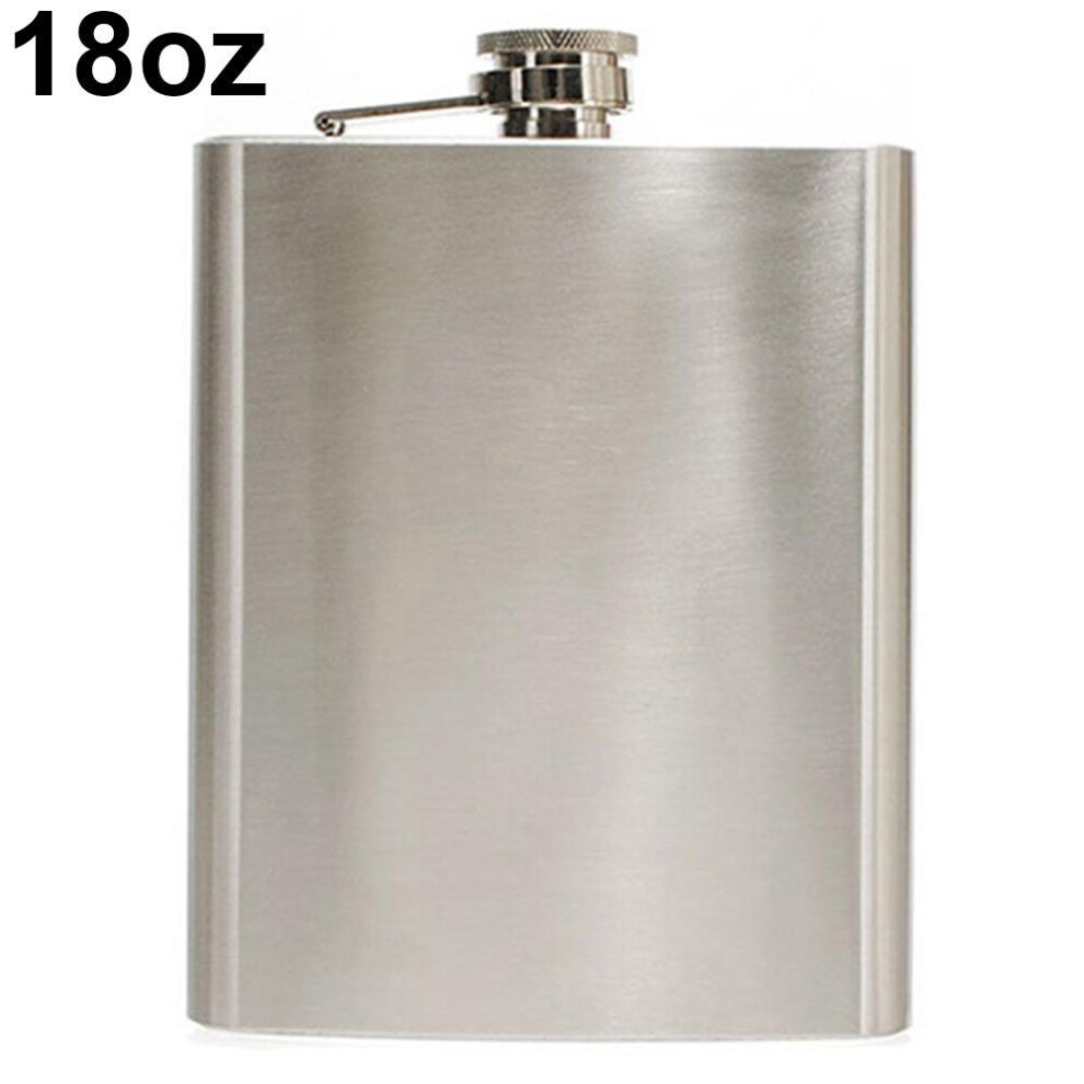 (18oz) Whiskey Pocket Hip Flask Wine Liquor Alcohol Wedding Party Drink Bottle Funnel