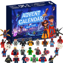 2024 Advent Calendar Holiday Countdown Gift for Ages 5 and Up 24 Surprises for Kids Fun Miniature Christmas Figures Xmas Gift