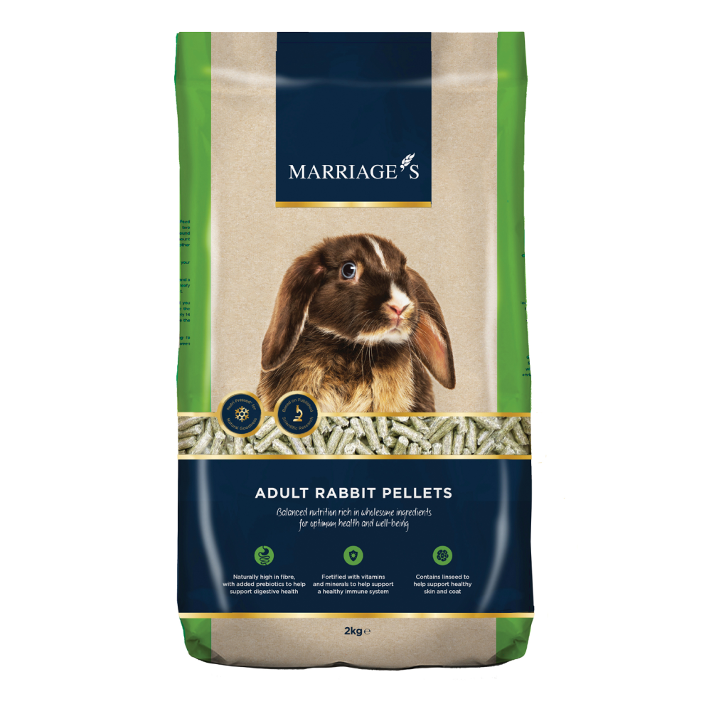 Marriage's Adult Rabbit Pellets Support Digestive Health 4kg