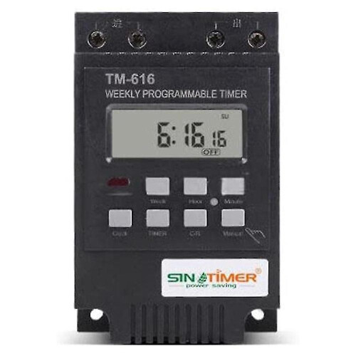 Sinotimer Tm616 30amp 4pins Din Rail Mount Timer Switch Digital Timer