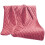 (Pink) 3 Temperature Setting Home Office USB Heated Soft Electric Blanket Bed Single 1