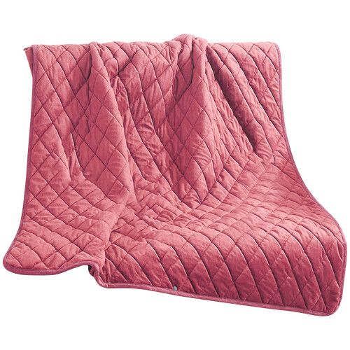 (Pink) 3 Temperature Setting Home Office USB Heated Soft Electric Blanket Bed Single