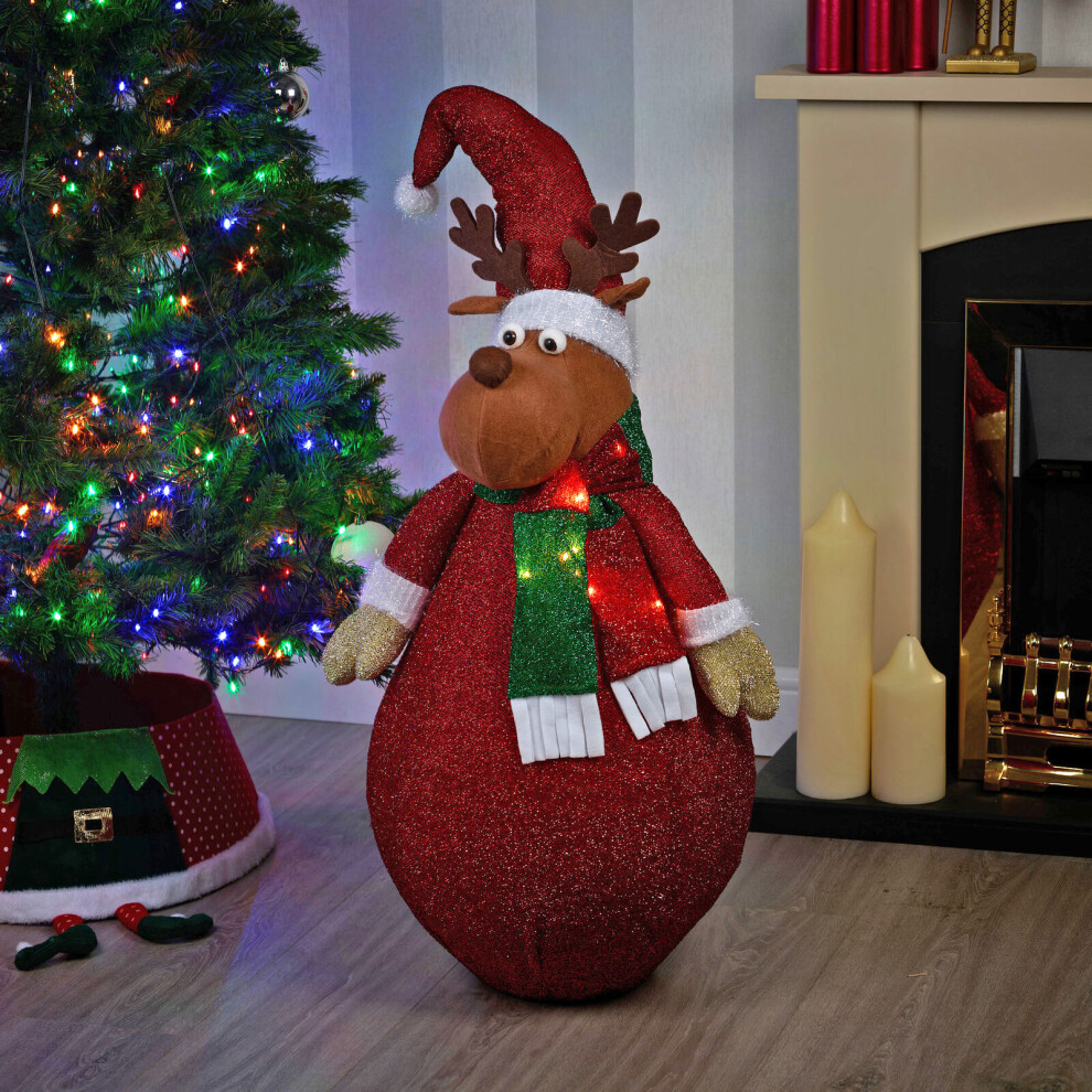 (Reindeer) XXL 1M Collapsible Christmas Xmas Festive Decoration LED Ornaments-image-OPC-PFR29BY-NEW