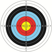 30 Pieces Archery Target Area Archery-shooting-paper-target Square-archery-exercise Paper-archery Accessories (40 X 40 Cm)