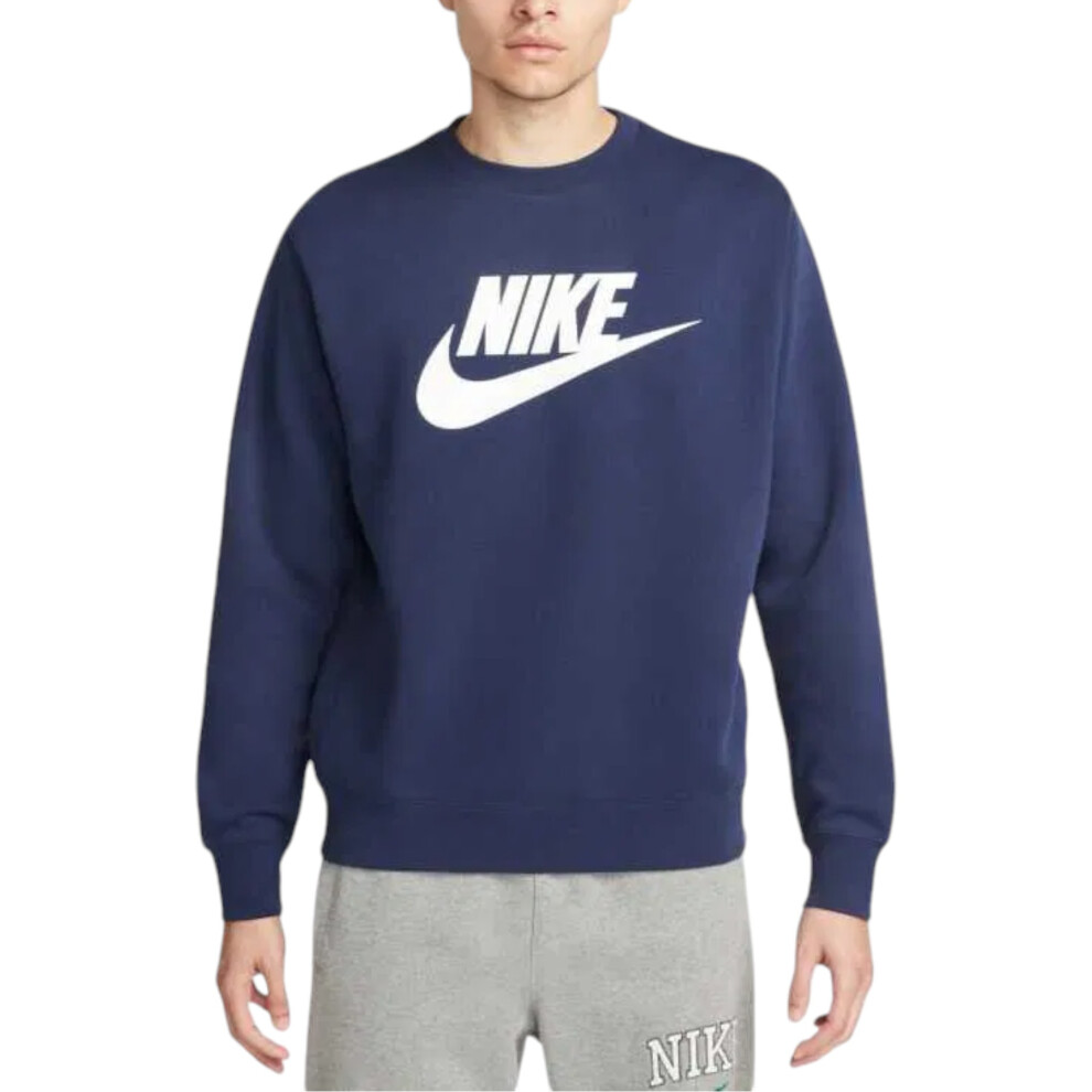 (Navy, M) NIKE DQ4912 Mens Sweatshirt Sportswear Pullover Jumper