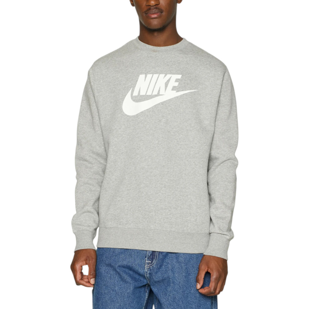 Nike (, L) Dq4912 Mens Sweatshirt Sportswear Pullover Jumper Grey