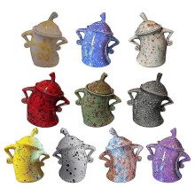 (8) Canister With Attitude Creative Cup Mugs Food Jars For Kitchen Storage Container With Airtight Lid Christmas Decorations