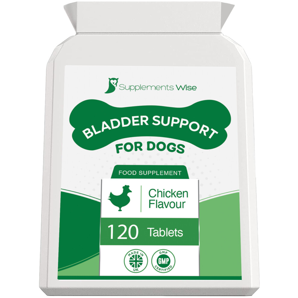 Bladder Support For Dogs - 120 Tablets - UTI & Urine Infection Remedy