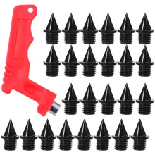 50pcs Steel Spikes Track Shoe Spikes Running Shoe Spikes Pyramid Spikes With Spike Wrench