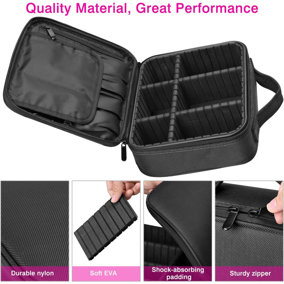 black--small--cosmetic-bag-make-up-organiser-cosmetic-case-artist-storage-bag-beauty-train-case-with-compartments-and-shoulder-strap-women-vanity-case