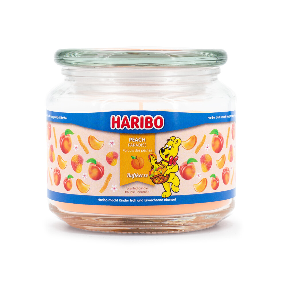 (Peach Paradise) Haribo Scented Candles Aromas for Every Mood 310g