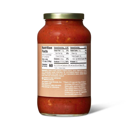Good & Gather Mushroom Pasta Sauce 24oz 2