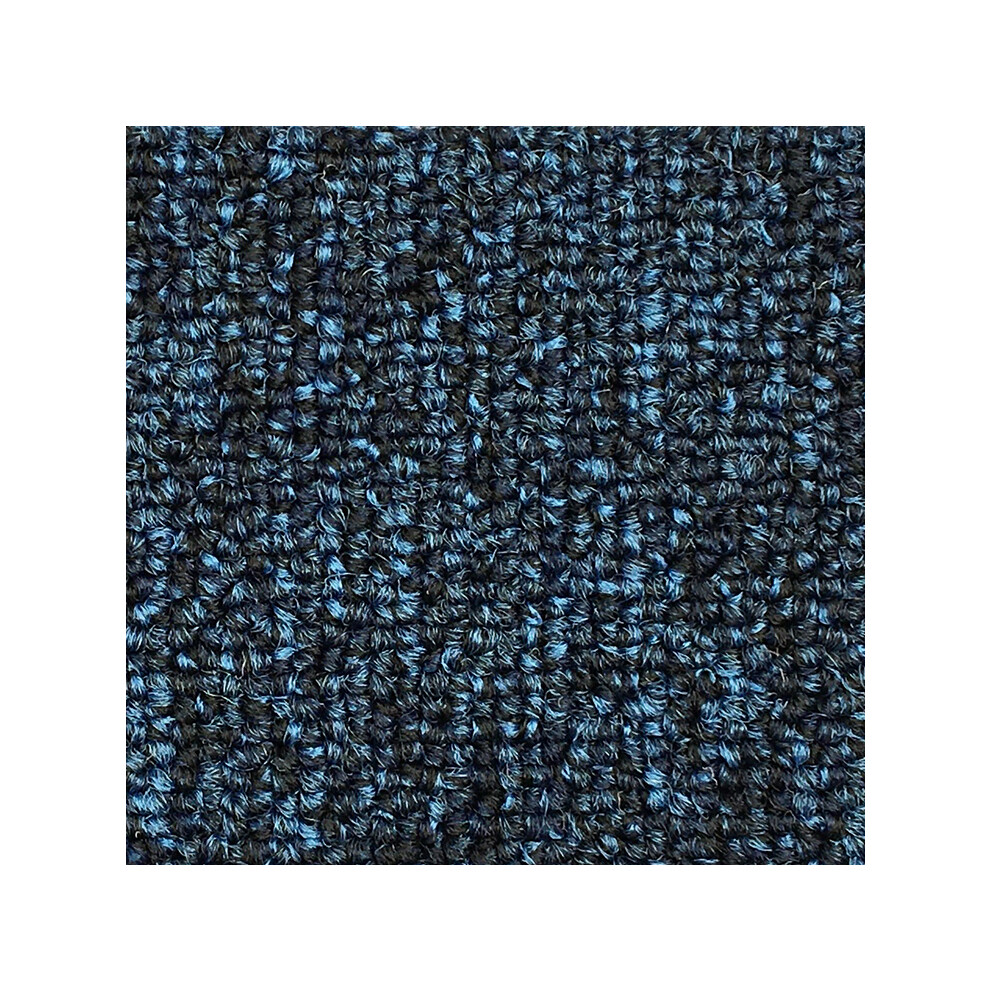(5 MãÂ² / Pack, Blue Black) Tufted Loop Pile Carpet Tiles For Office, Shop 9506773286463