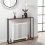 Rustic Radiator Console Table - Freestanding Side Table for Hallway 1