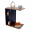 C-Shaped Sofa Side Table - Modern Coffee Table with Shelves for Living Room 1