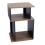 Rustic Oak & Black 3-Tier End Table - Small Side Table for Living Room 2