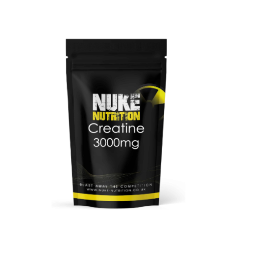 Pure Nuke Nutrition Creatine Tablets 3000mg - 120 Tablets - Pure