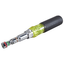 Klein Tools 32807MAG 7in1 Nut Driver Magnetic Driver has SAE Hex Nut Sizes 14 to 916Inch Cushion Grip Handle for Added To