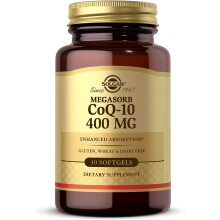 Solgar, Megasorb CoQ-10, 400 mg, 30 Weichkapseln