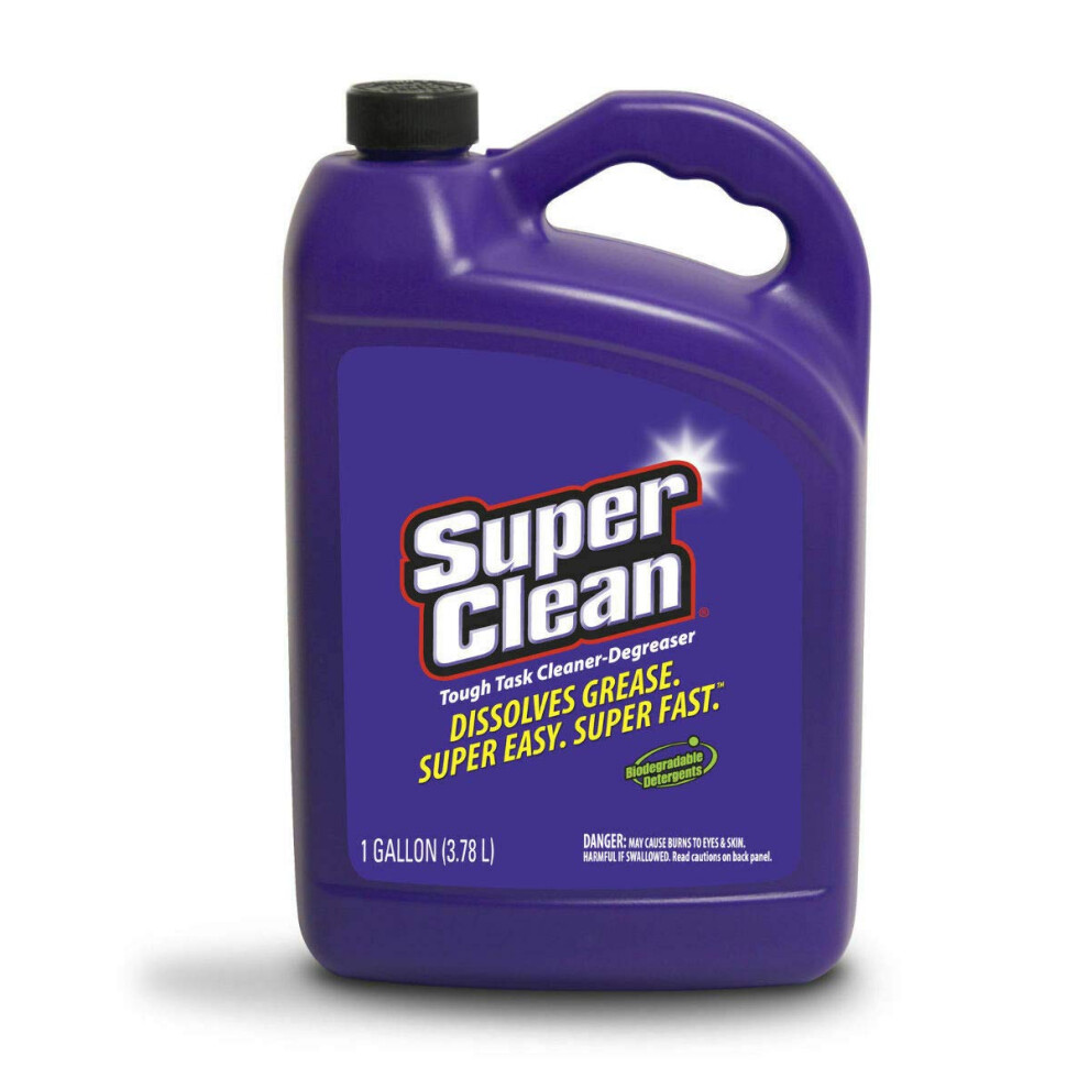 1 Gallon Tough Task Cleaner Degreaser  Full Concentrate All Purpose Cleaner  Biodegradable  Phosphate Free by Super Clean