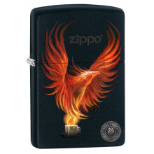 Zippo Tändare: Anne Stokes Firebird - Svart Matt 77067