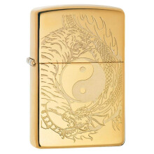 Accendino Zippo Design Tigre e Drago, Taglia Unica