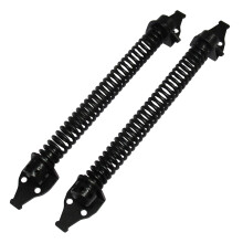 (8" (200MM), Galvanised) Self Closing Gate Springs X2 (8" 10" Black Galv)