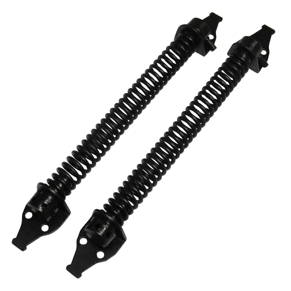 (8" (200MM), Galvanised) Self Closing Gate Springs X2 (8" 10" Black Galv)