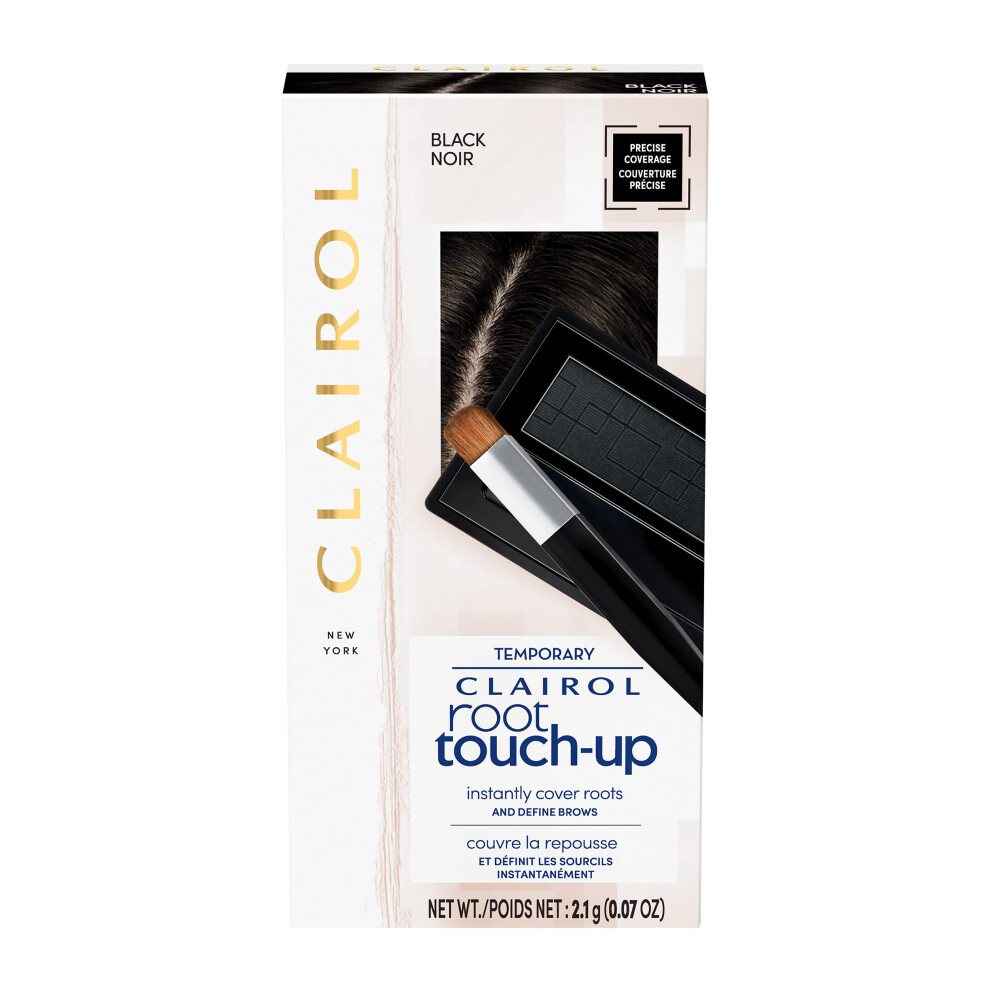 Clairol Root TouchUp Temporary Concealing Powder  Black Hair Color  Pack of 1