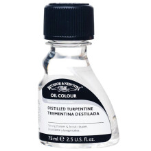 Winsor & Newton Olie & Alkyd Oplosmiddelen Engelse gedestilleerde terpentijn 75 ml