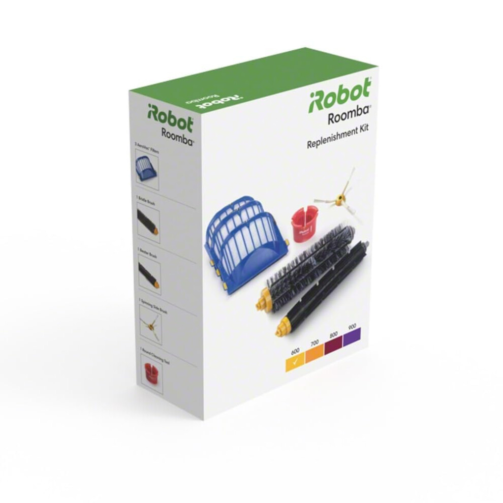 iRobot Authentic Replacement Parts  Replenishment Kit Compatible with all Roomba 600 series  614  675  692  694