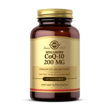 Solgar, Méga-absorption CoQ-10, 200 mg, 60 Softgels