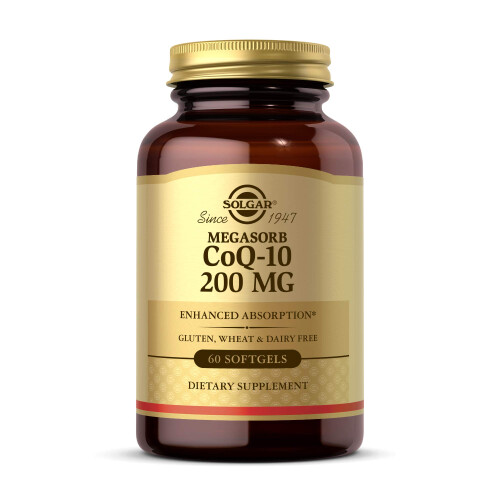 Solgar Solgar, Méga-absorption CoQ-10, 200 mg, 60 Softgels