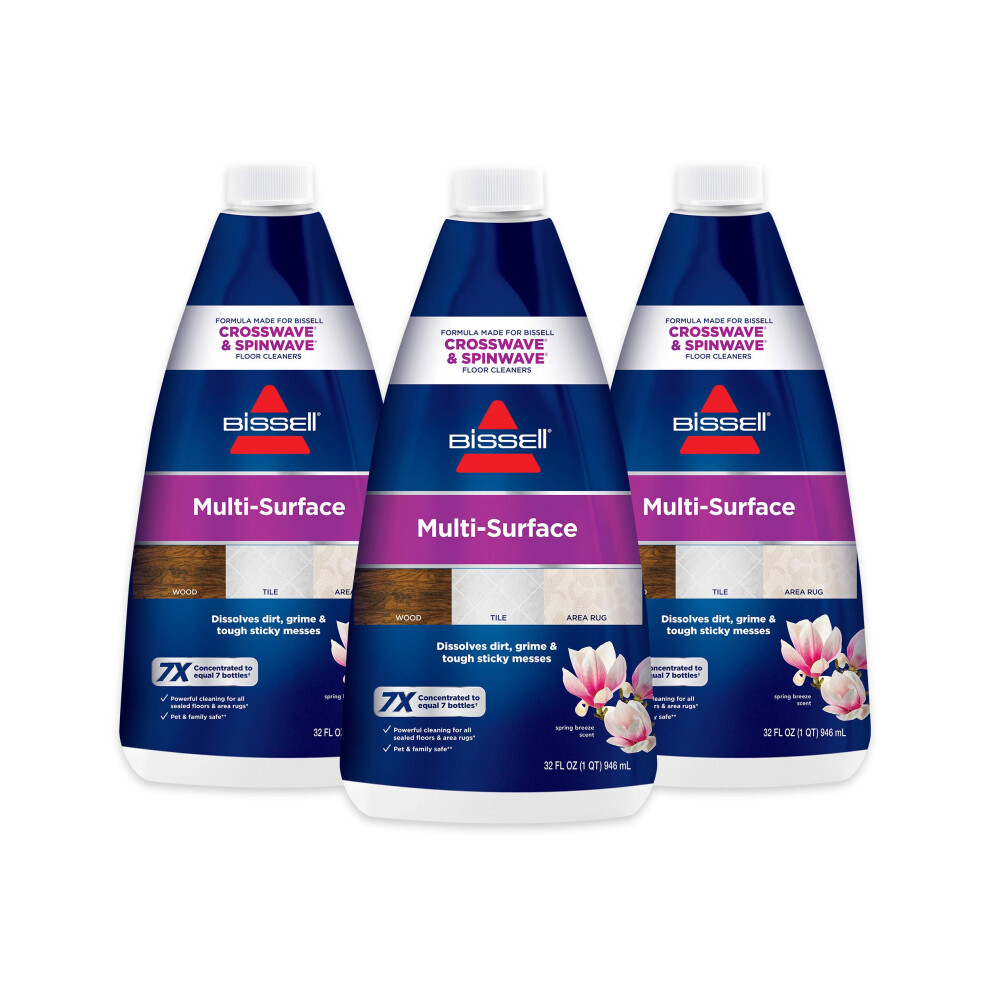 Bissell Crosswave Multi Surface Formula  3 Pack  32oz  32 Fl Oz Pack of 3  White  96