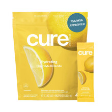 Cure Hydration, Mélange Hydratant d'Électrolytes, Limonade, 14 Sachets, 0,26 oz (7,3 g) Chacun