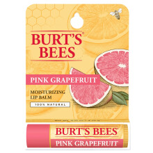 Burt's Bees 100% Natuurlijke Vochtinbrengende Lippenbalsem, Roze Grapefruit met Bijenwas & Fruitextracten, 1 Tube