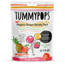 Tummydrops, Tummypops, Bio-Ingwer-Variationen, 21 Lutscher