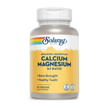 Solaray, Verbesserte Absorption Calcium Magnesium, 90 VegCaps