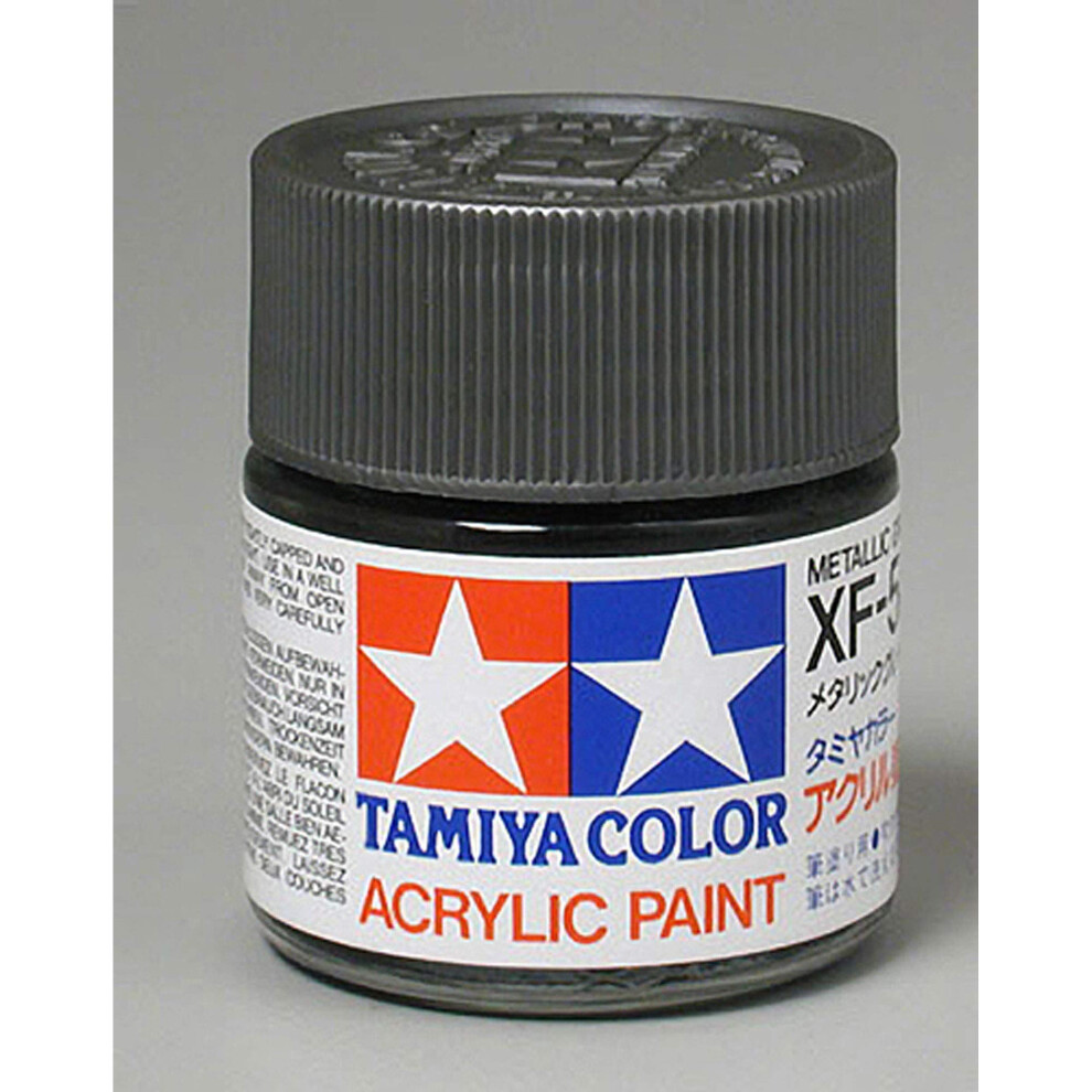 Tamiya Acrylic XF56  Flat Metal Gray TAM81356 075 Ounce Pack of 1