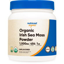 Nutricost, Bio-Irische Moos-Pulver, Geschmacksneutral, 16 oz (454 g)